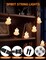Citrus; Halloween Ghost String Lights 8.5ft Outdoor | 10 White Hanging Ghost Fairy Lights with 14 Bulbs | Waterproof UL Listed Decor for Patio, Garden, Porch & Haunted House Party (Indoor/Outdoor); Category:Fall Outdoor Decor; Image:6